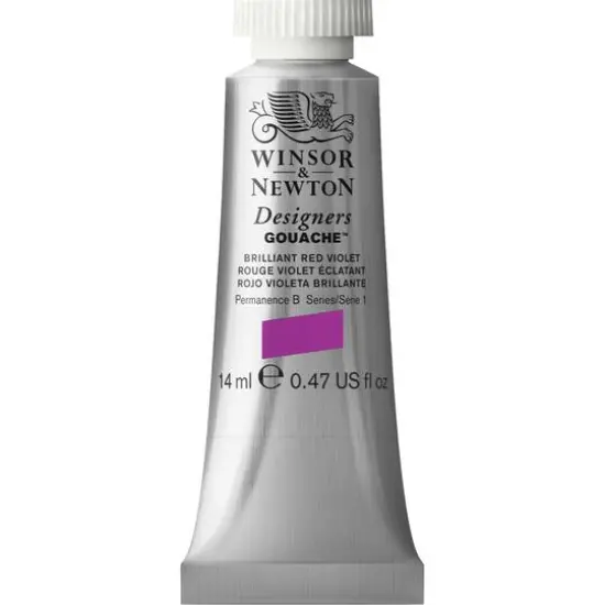 Winsor & Newton&reg; Designers Gouache Brilliant Red Violet {1}