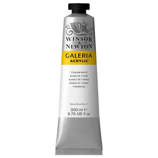 Winsor & Newton&trade; Galeria Acrylic&trade;, 200mL Titanium White {1}