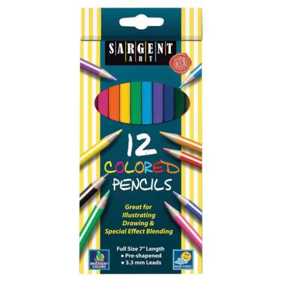 Sargent Art&reg; Colored Pencils, 12 Packs of 12 {1}