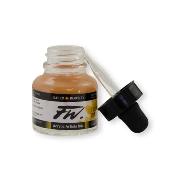 Daler-Rowney&reg; FW Acrylic Artists' Ink Gold Imit {4}