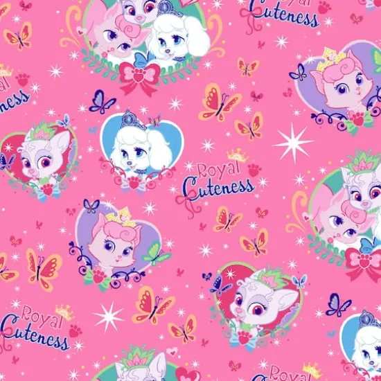 Disney&reg; Pink Royal Cuteness Quilting Cotton Fabric {1}