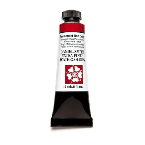 Daniel Smith Extra Fine&trade; Watercolor Paint, 15mL Permanent Red Deep {1}