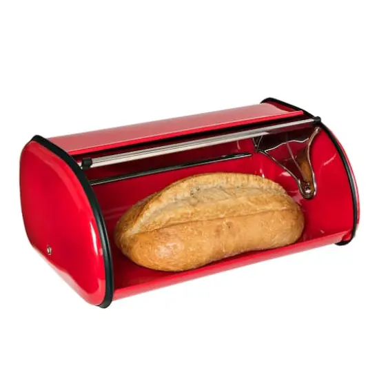 Honey Can Do Red Retro Bread Box {5}