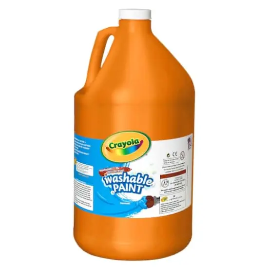 Crayola&reg; Washable Paint, Gallon Tangerine {1}