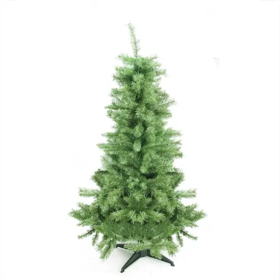 4.5ft. Unlit Mixed Pine Slim Artificial Christmas Tree {1}