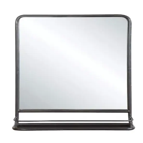 Hello Honey&reg; 27.5" Framed Mirror with Shelf {1}