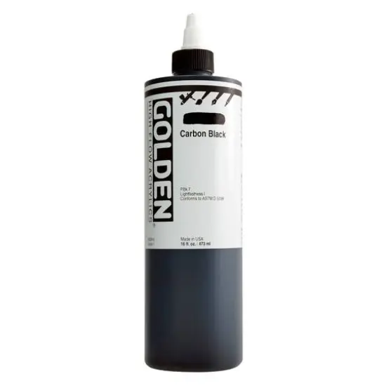 Golden&reg; High Flow Acrylics, 16oz. Carbon Black {1}