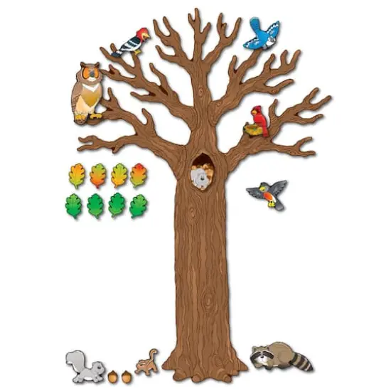 Big Tree With Animals Bulletin Board Set {1}