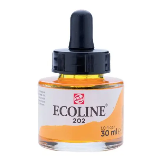 Ecoline&reg; Liquid Watercolour, 30ml Jar Deep Yellow {1}