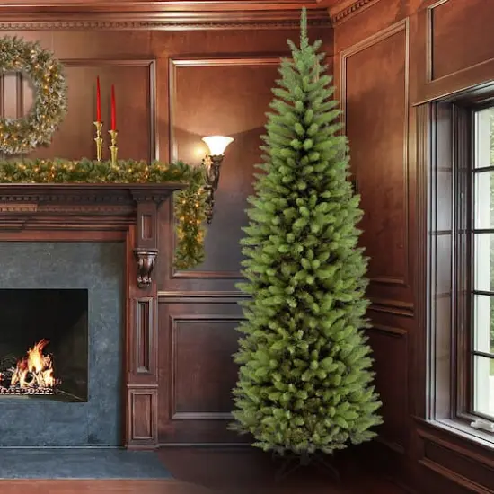 7 ft. Unlit Kingswood Fir Pencil Artificial Christmas Tree {4}