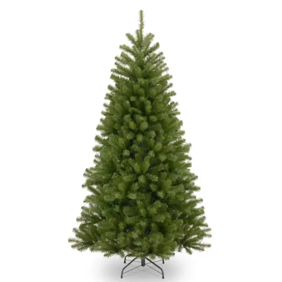7.5ft. Unlit Hinged North Valley Spruce Medium Artificial Christmas Tree {1}