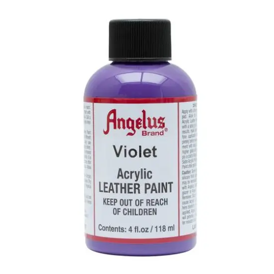 Angelus&reg; Acrylic Leather Paint, 4oz. Violet {1}