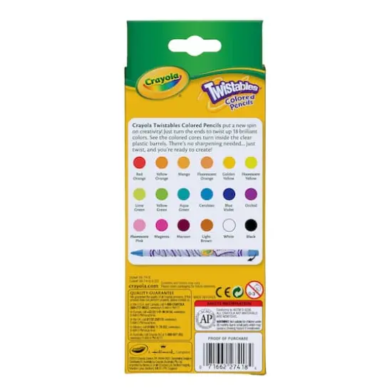 Crayola&reg; Twistables Colored Pencils, 18ct. {5}