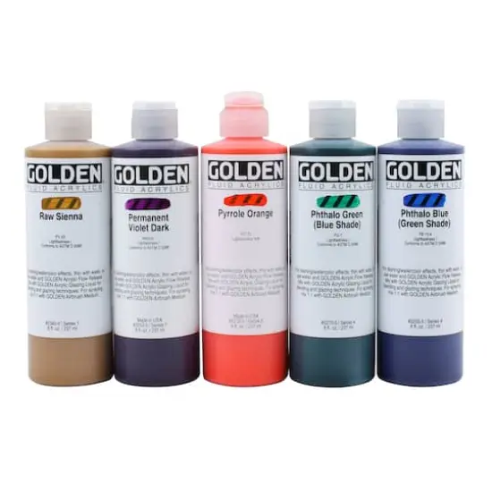 Golden&reg; Fluid Acrylics, 8oz. Naphthol Red Medium {1}