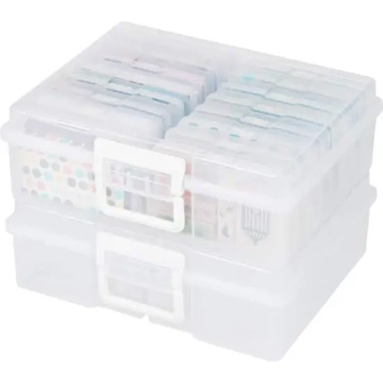 Clear 16 Case Photo & Craft Keeper by Simply Tidy&reg; {7}