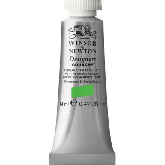 Winsor & Newton&reg; Designers Gouache Permanent Green Light {1}