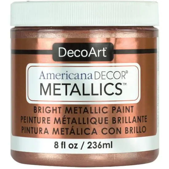 Americana Decor&reg; Metallics&trade; Paint Rose Gold {1}