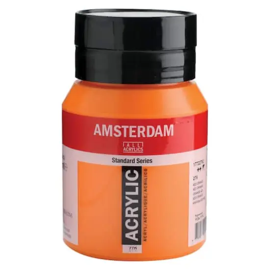 Amsterdam 500mL Standard Series Acrylic Paint 276 Azo Orange {1}