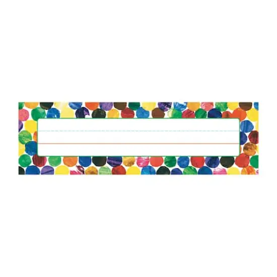 Eric Carle Dots Desk Nameplates {1}