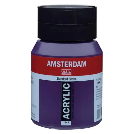 Amsterdam 500mL Standard Series Acrylic Paint 568 Permanent Blue Violet {1}