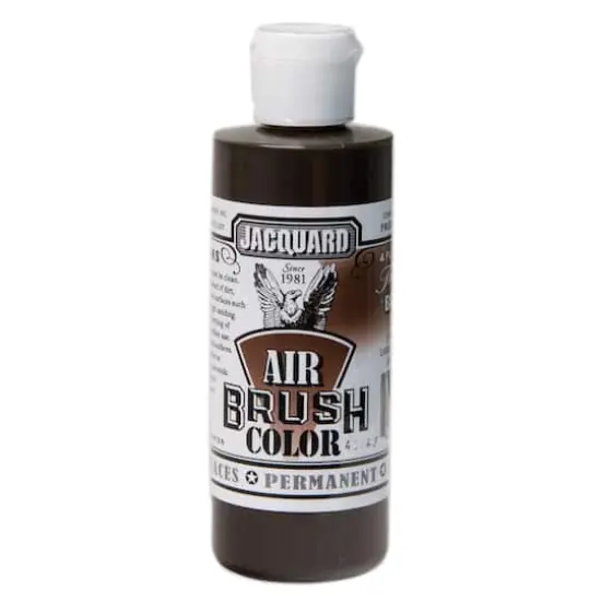 Jacquard Airbrush Color, 4oz. Transparent Brown {1}