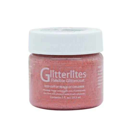 Angelus&reg; Glitterlites Flexible Glittercoat Orange Orange {1}