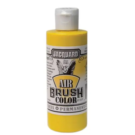 Jacquard Airbrush Color, 4oz. Iridescent Yellow {1}