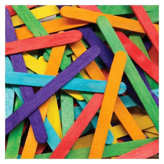 Creativity Street&reg; Bright Hues Wood Crafts Sticks, Pack of 1000 {3}