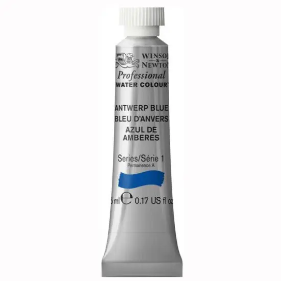 Winsor & Newton&reg; Professional Water Colour&trade; Paint, 5mL Antwerp Blue {1}