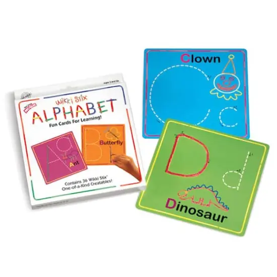 Wikki Stix&reg; Alphabet Cards Set {3}