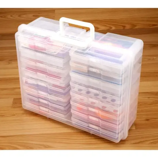 Clear 16 Case Photo & Craft Keeper by Simply Tidy&reg; {6}