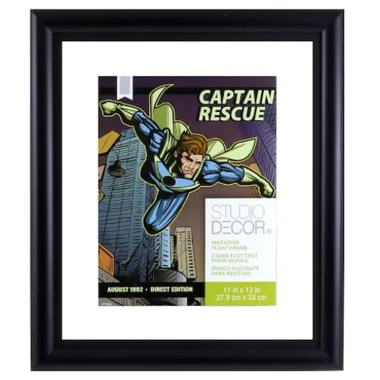 11" x 13" Black Comic Book Float Frame by Studio D&eacute;cor&reg; {1}