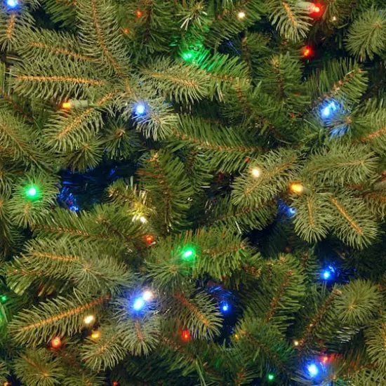 4.5 Ft. Pre-Lit Feel Real&reg; Downswept Douglas Full Artificial Christmas Tree, Multicolor Lights {3}