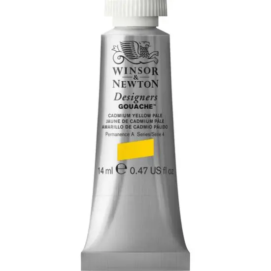 Winsor & Newton&reg; Designers Gouache Cadmium Yellow Pale {1}