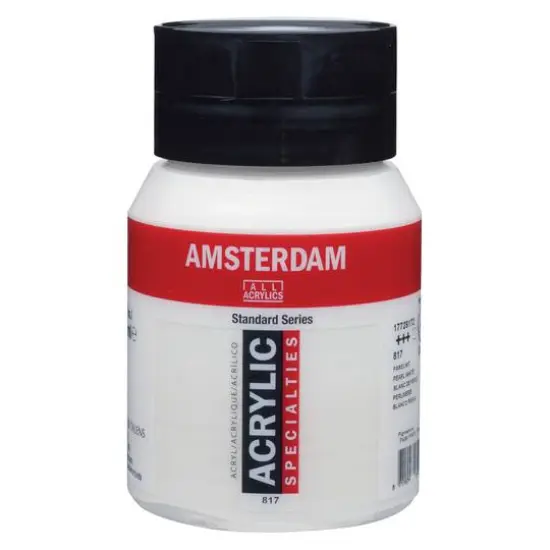 Amsterdam 500mL Standard Series Acrylic Paint 817 Pearl White {1}
