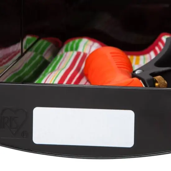 Iris&reg; Medium Black Storage Bin, 8ct. {6}