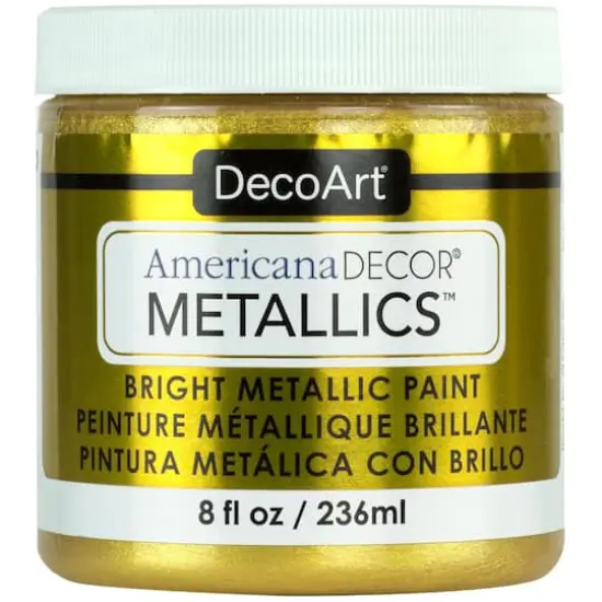 Americana Decor&reg; Metallics&trade; Paint 24K Gold {1}