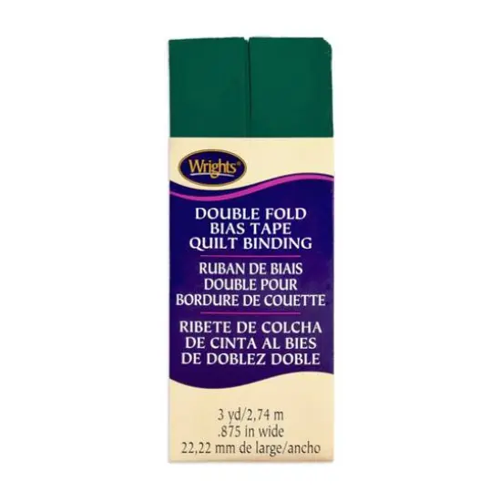 7/8" Jungle Green Double Fold Bias Tape Quilt Binding - 3 Yards {1}