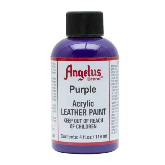 Angelus&reg; Acrylic Leather Paint, 4oz. Purple {1}