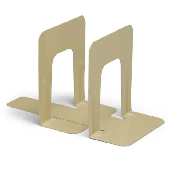 Charles Leonard Bookends 9", Tan, Pack of 2 {1}