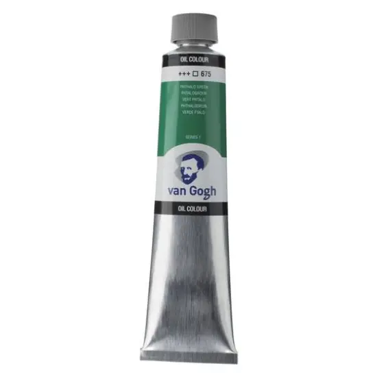 Van Gogh Oil Colour, 200mL Phthalo Green {1}