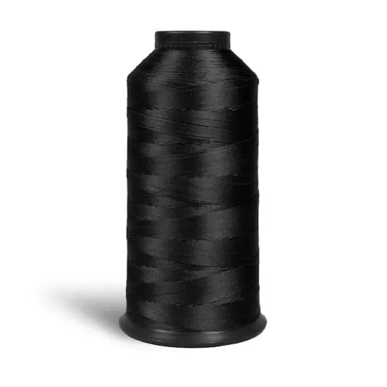Black #69 Bonded Nylon Thread {1}