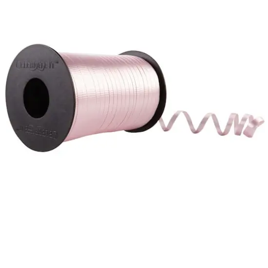 500yd. Textured Curling Ribbon by Celebrate It&trade; Pink {1}