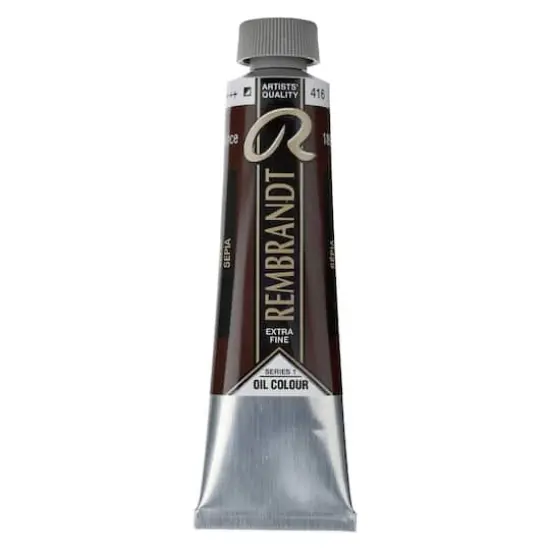 Rembrandt&reg; Artists' Oil Colour, 40mL Sepia {1}