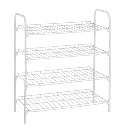 Honey Can Do White 4-Tier Accessory Shelf {1}
