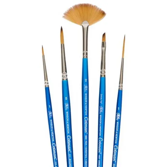 Winsor & Newton&reg; Cotman&reg; Watercolor 5 Piece Brush Set No. 1 {3}