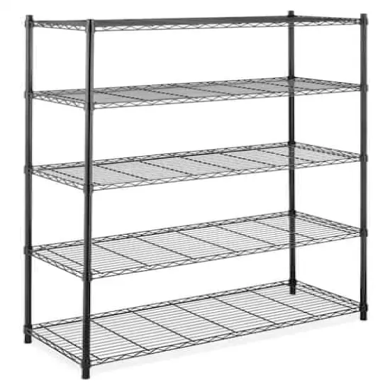 Whitmor Supreme Large 5-Tier Shelving, Black {1}