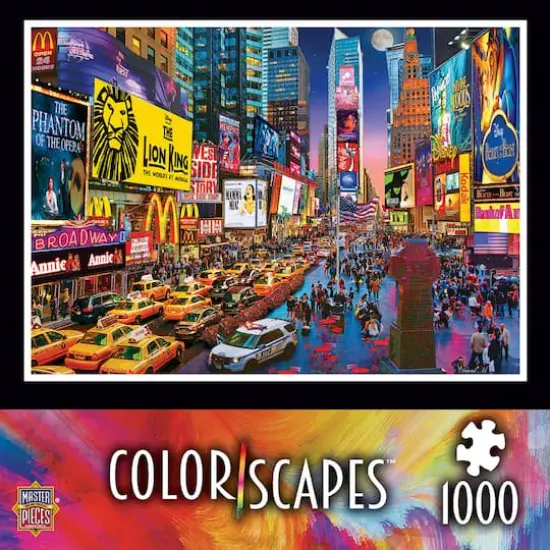 Assorted MasterPieces&reg; Colorscapes&trade; Linen Jigsaw Puzzle {6}