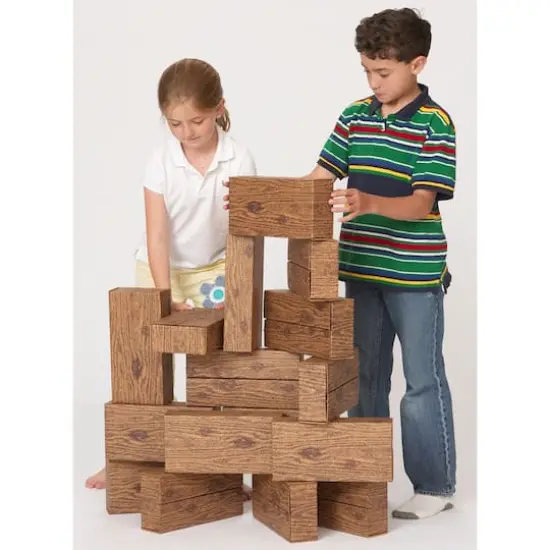 Giant Timber Blocks, 16 Pieces {3}