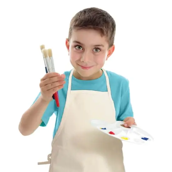 Colossal Brush, Natural Bristle, Flat, 30 Set {3}